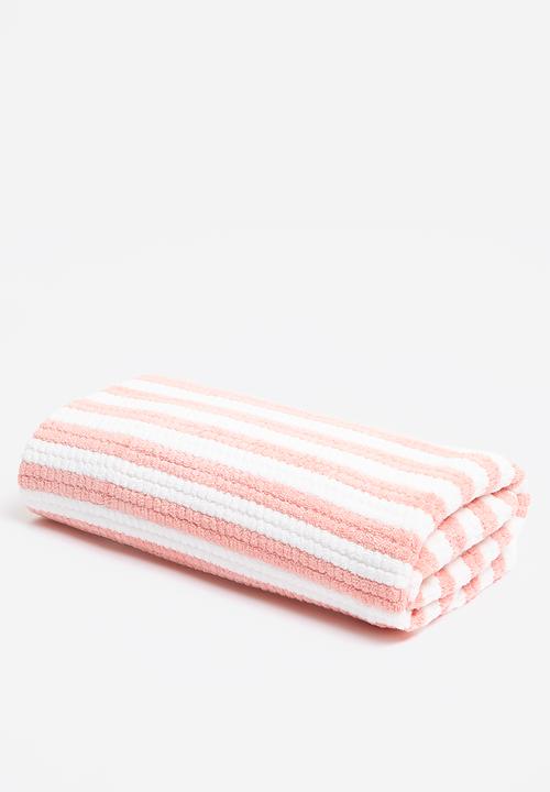 Pop Candy - Striped towel - pink