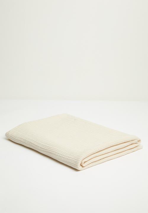 Pop Candy - Muslin throw - magnolia white