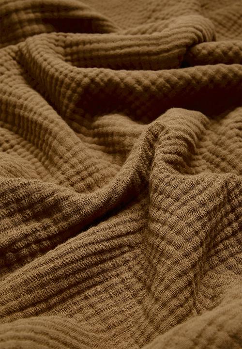 Pop Candy - Muslin throw - bitter brown
