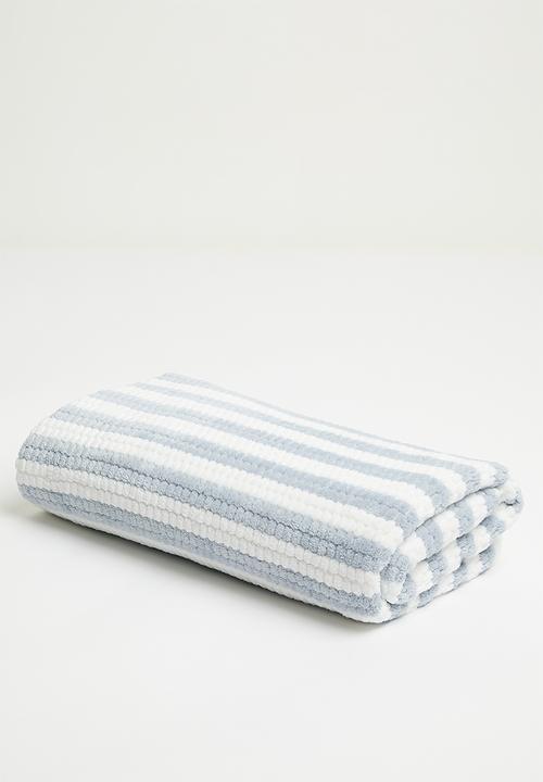 Pop Candy - Striped towel - blue