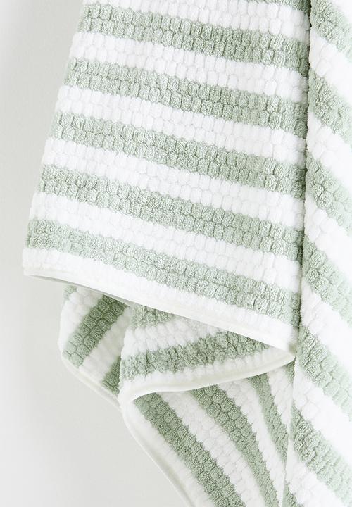 Pop Candy - Striped towel - green