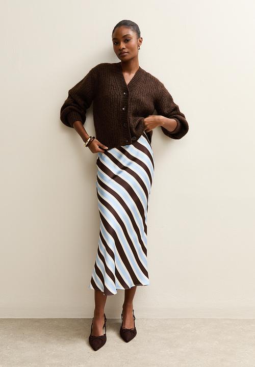 New Look - Cable cardigan - dk brown
