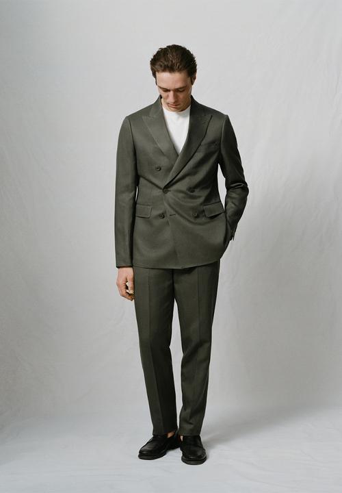 MANGO - Amalfi  Slim Fit Suit Trouser- Khaki