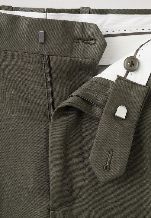 MANGO - Amalfi  Slim Fit Suit Trouser- Khaki