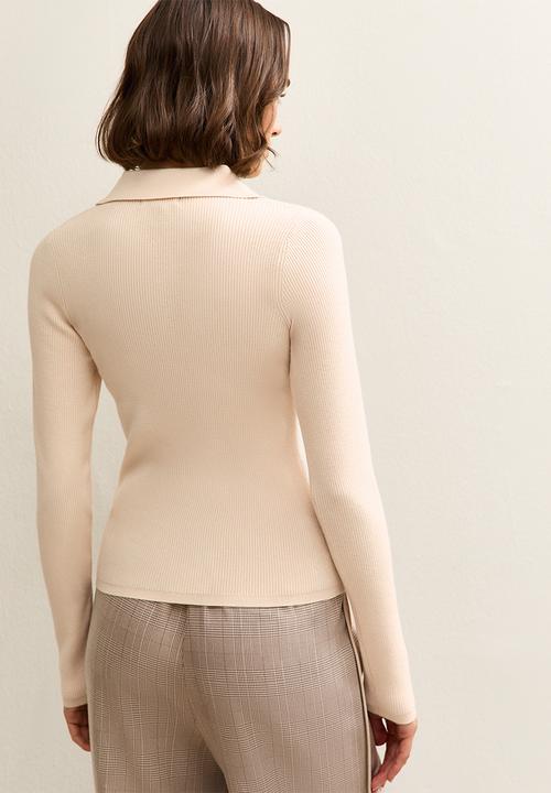 New Look - Mock shell collar henly - tan