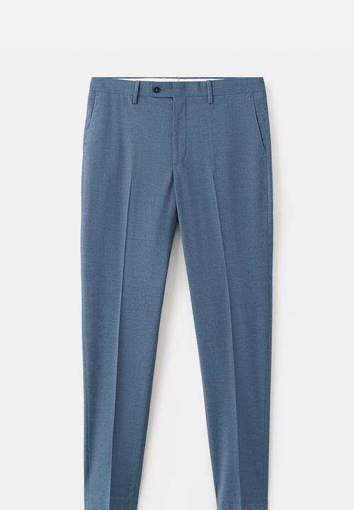 MANGO - Trousers Milan - Medium Blue