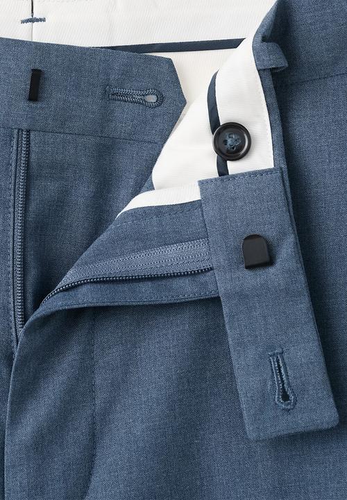 MANGO - Trousers Milan - Medium Blue