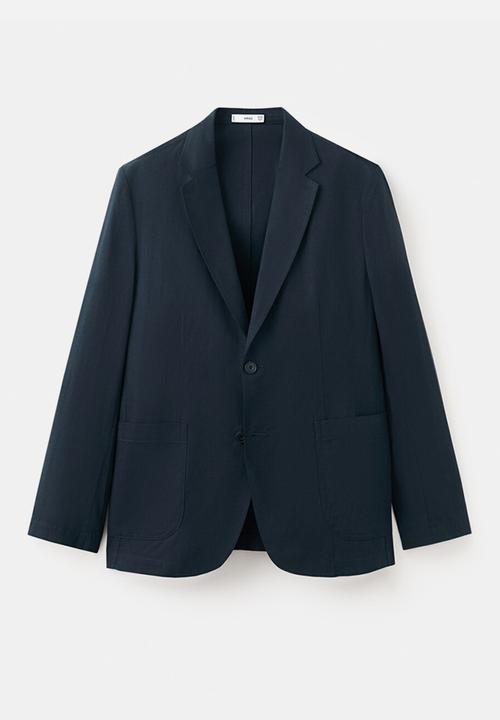 MANGO - Blazer Delave - Navy