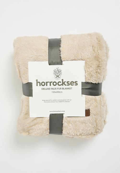 Rabbit Fur Throw - Neutral