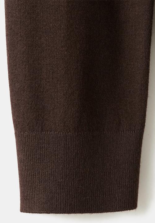 MANGO - Sweater luccav - dark brown