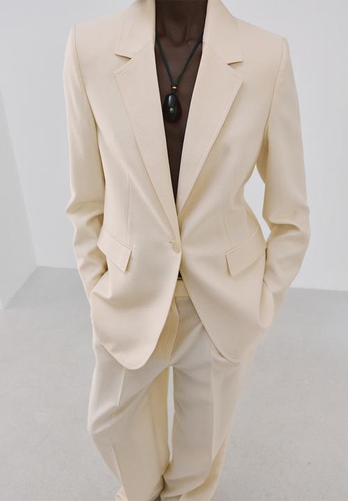 MANGO - Blazer veronica - light beige