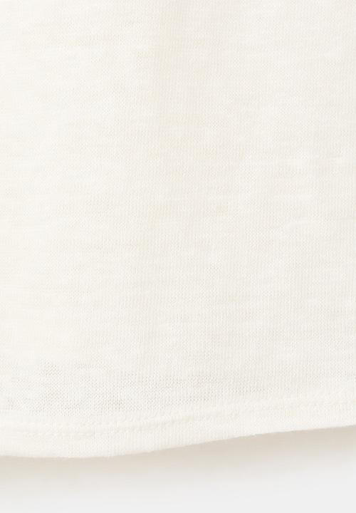 MANGO - Plus T-shirt linito - natural
