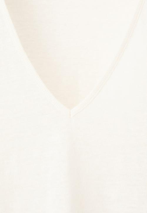MANGO - Plus T-shirt linito - natural