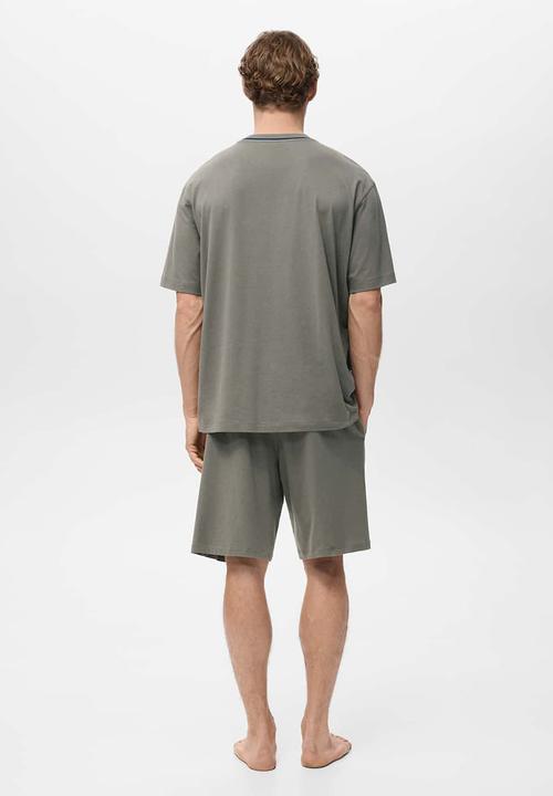 MANGO - Pijama Pack Sleep - Coffee Brown