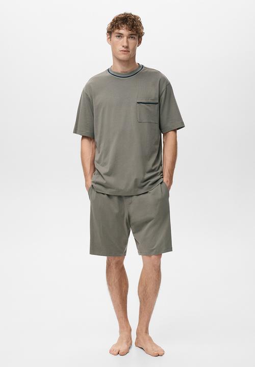 MANGO - Pijama Pack Sleep - Coffee Brown