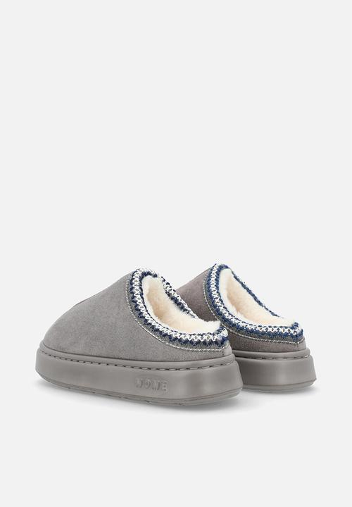 Pop Candy - Platform slippers - grey