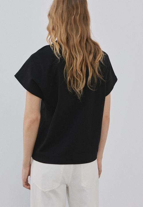 MANGO - T-shirtsevilla - black