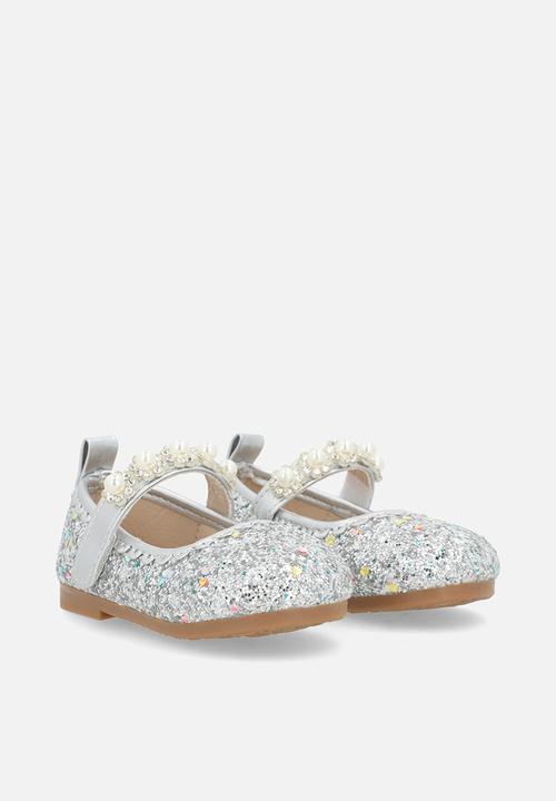 Pop Candy - Glitter pumps - dark silver