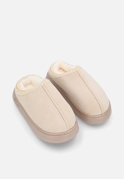 Pop Candy - Platform slippers - beige