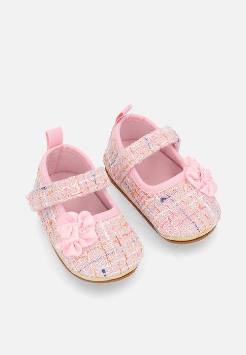 Pop Candy - Tweed pumps - pink check