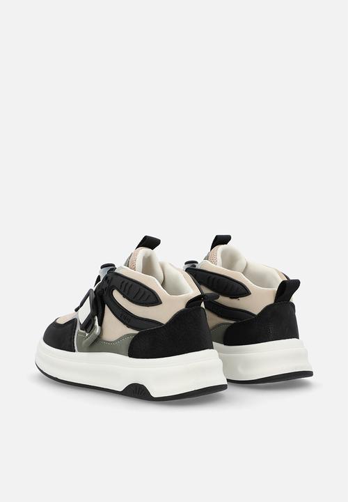 Pop Candy - Colour block high top sneakers - beige/multi