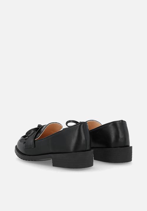 Pop Candy - Oxfords with bow ties - black
