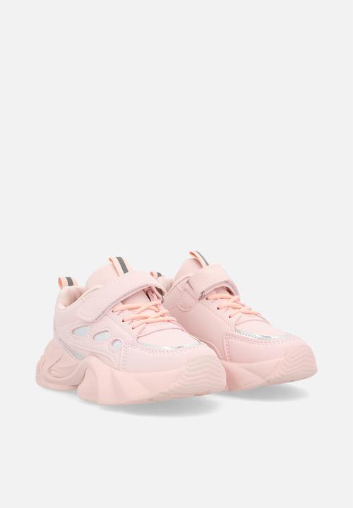 Pop Candy -  Chunky sneakers with adjustable fasteners - pink