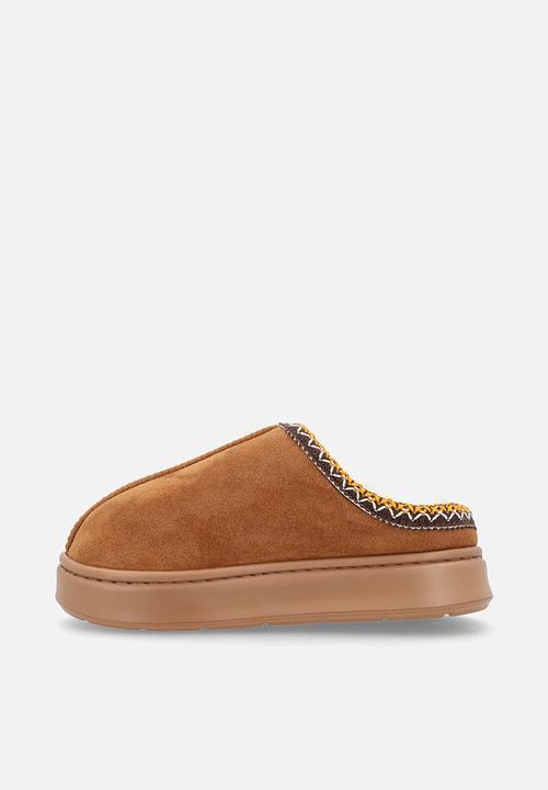 Pop Candy - Platform slippers - brown