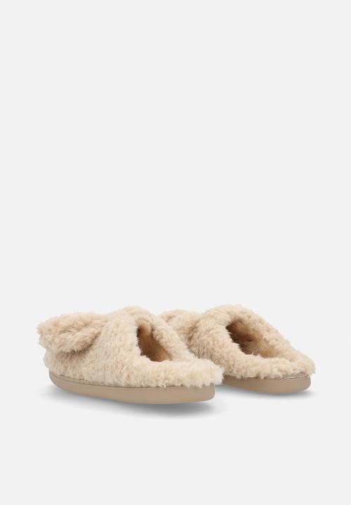 Pop Candy - Floppy ear slippers - beige