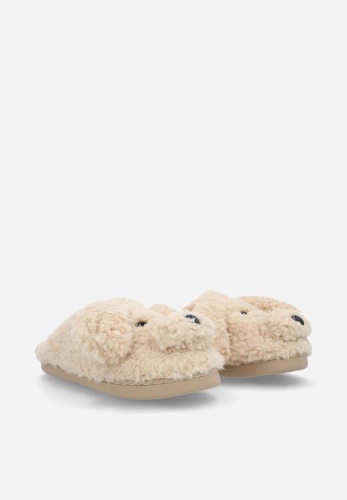 Pop Candy - Floppy ear slippers - beige