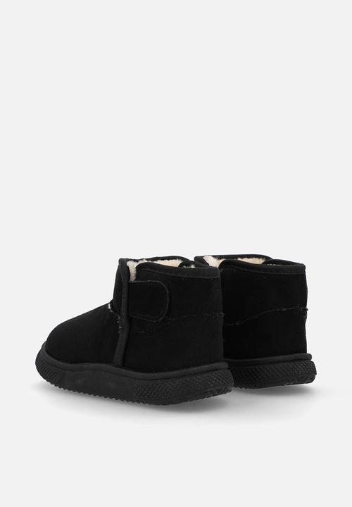 Pop Candy - Shearling lined slippers - black