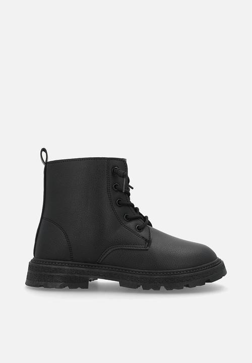 Pop Candy - Lace-up boots - black