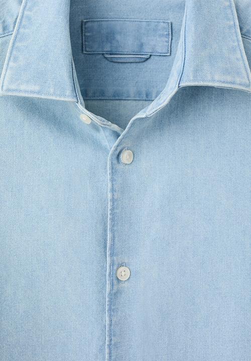 MANGO - Shirt Denim - Light Denim
