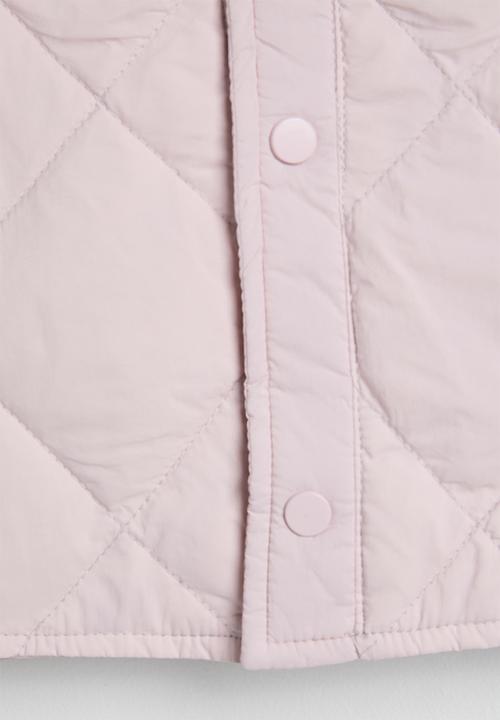 Pop Candy - Diamond quilted vest - light pink