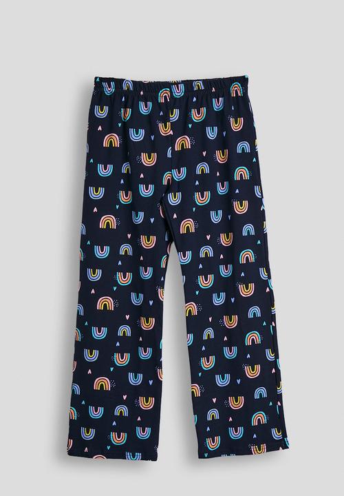 Pop Candy - Rainbow aop pj set - midnight blue