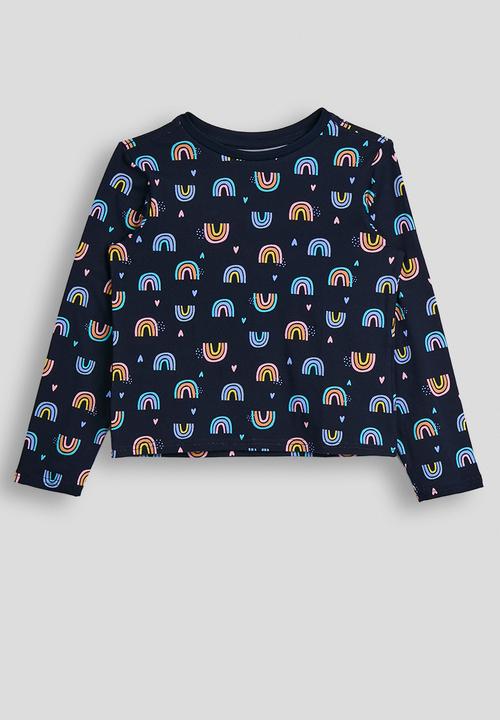 Pop Candy - Rainbow aop pj set - midnight blue