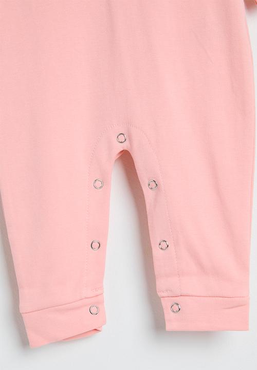 Pop Candy - Henley-style romper - pink