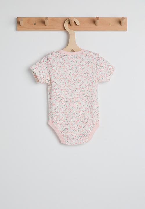 Pop Candy - Ditsy floral body vest & headband - aop/pink