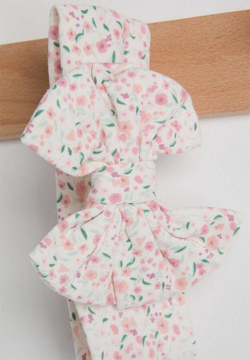Pop Candy - Ditsy floral body vest & headband - aop/pink