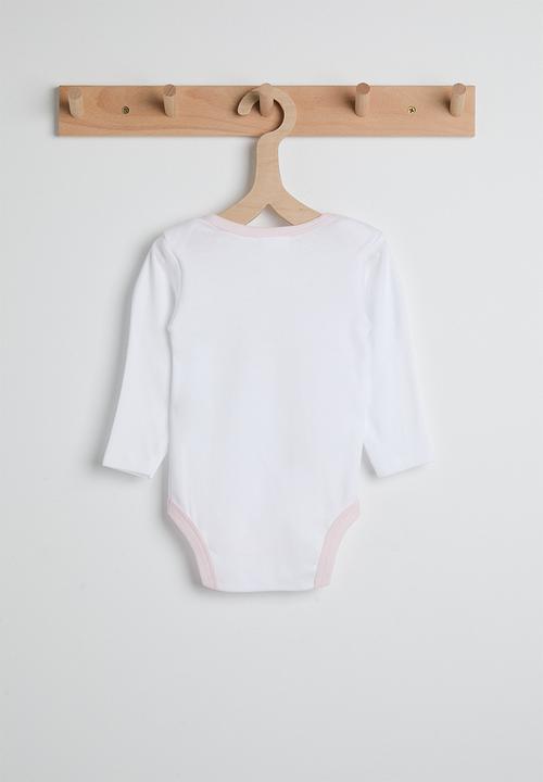 Pop Candy - Baby deer placement bodysuit - white/pink