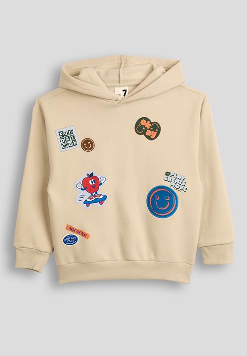 Cotton On - Sammy Oversize Hoodie & Sammy Relax Trackpant - Rainy Day/Fun Day Club Stickers