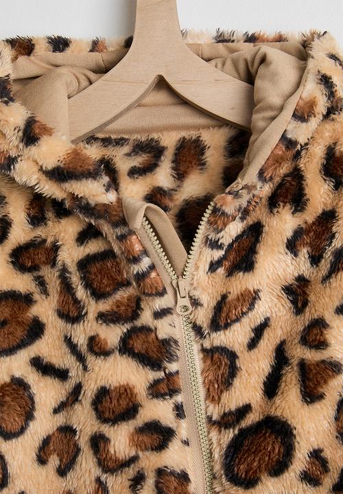 Pop Candy - Leopard print onesie - multi