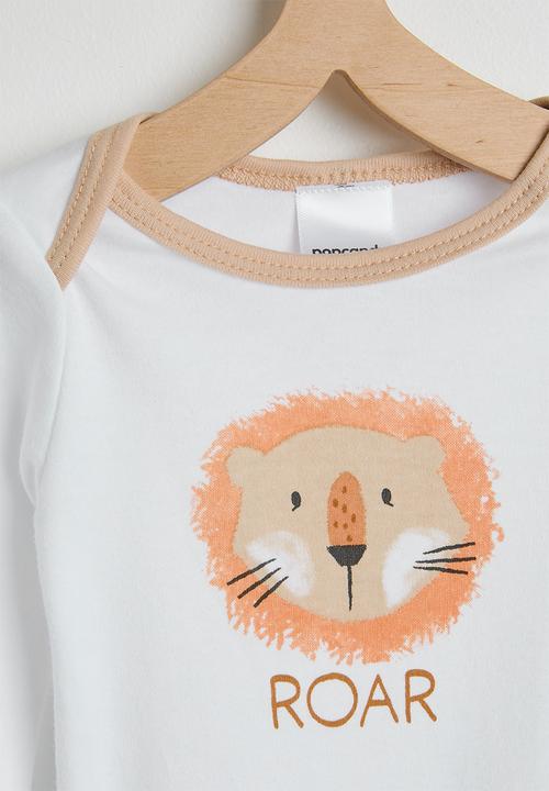 Pop Candy - Long sleeved bodysuit - white/lion