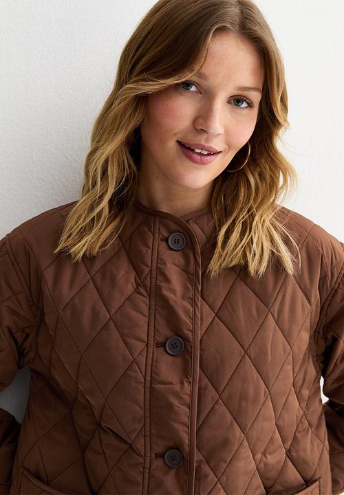 New Look - Quilted jacket - mid brown