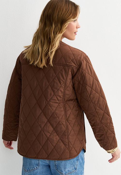 New Look - Quilted jacket - mid brown