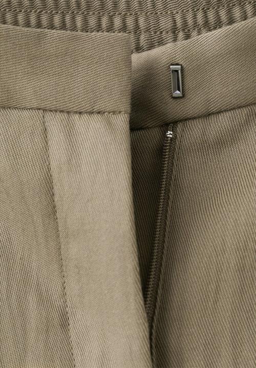 MANGO - Trousers fluid - khaki