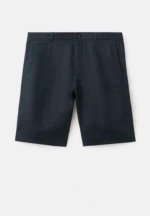 MANGO - Bermuda Shorts Carp - Navy