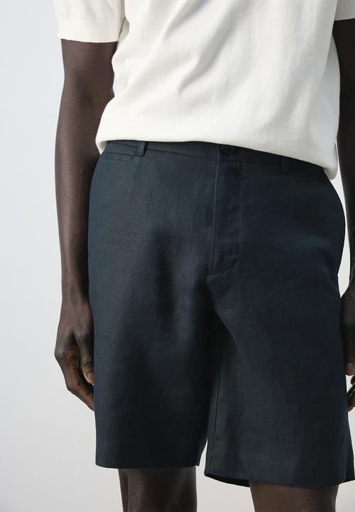MANGO - Bermuda Shorts Carp - Navy