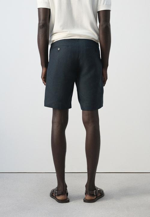 MANGO - Bermuda Shorts Carp - Navy