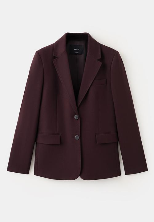 MANGO - Blazerbergen - dark red